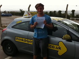 Jack guildford happy with think driving school